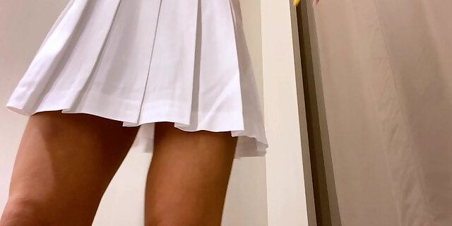 ass,big ass,dress,fingering,public,pussy,skirt,small tits,solo,teen,wet pussy