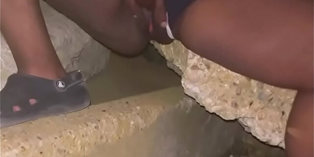 beach,big tits,masturbation,outdoor,public,squirt,squirting,virgin